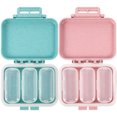 thumbnail image 1 of Miangastore 2Pack Small Travel Pill Case Blue Portable Pills Container Organizer, 1 of 8