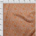 thumbnail image 3 of oneOone Viscose Chiffon Orange Fabric Abstracts Sewing Material Print Fabric By The Yard 42 Inch Wide, 3 of 5