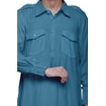 thumbnail image 3 of Atasi Kurta Pathani à Manches Longues Pyjama Kurta Indien Long Pyjama pour Hommes, 3 of 5