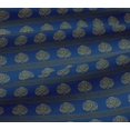 thumbnail image 5 of oneOone Viscose Jersey Fabric Leaves & Lotus Block Print Fabric By The Yard 60 Inch Wide, 5 of 5