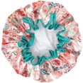 thumbnail image 2 of ORUYROP Allyrew Réutilisables Femmes Imperméables Bonnets de Douche pour les Cheveux Longs, le Désert de Plaisir, 2 of 4