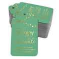 thumbnail image 1 of Inkdotpot Gold Foil Paper Hang Tags Happy Diwali Favor Tags 100 Pack, 1 of 6