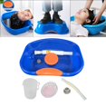 thumbnail image 3 of Bassin de Lit en wasasin, Cuve de Lavage pour Personnes Handicapées avec Gobelet à Brosse, 3 of 8