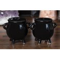 thumbnail image 1 of Halloween Witching Hour Wicca Witch Magic Black Cauldrons Salt N Pepper Shakers, 1 of 7