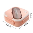 thumbnail image 1 of Lunch Box Bento Box for Adult Divided Bento Box for Adults, Lunch Box for Office Workers, Square Single-Layer Sealed Lunch Box Bento Box Adult Lunch Box Adult Bento Box Lunch Box, 1 of 2