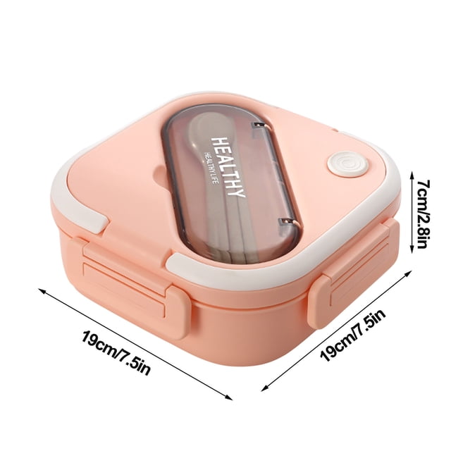 Lunch Box Bento Box for Adult Divided Bento Box for Adults, Lunch Box for Office Workers, Square Single-Layer Sealed Lunch Box Bento Box Adult Lunch Box Adult Bento Box Lunch Box