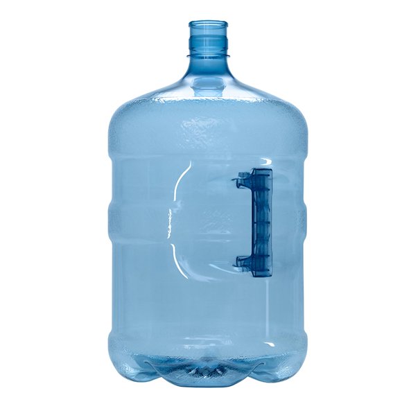Bouteille d'Eau en Plastique pour Animaux de Compagnie Sans BPA de 5 Gallons avec Bouchon Couronne, Contenant, Pichet