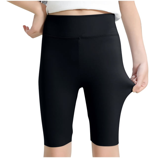 Shorts de Volleyball pour Filles Shorts de Sport pour Enfants Shorts de Danse Gymnastique Compression Course 2-12 Ans