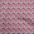 thumbnail image 1 of oneOone Velvet Pink Fabric Leaves Sewing Craft Projects Fabric Prints By Yard 58 Inch Wide, 1 of 5