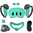 thumbnail image 1 of EIGTHTAIL Ensemble d'Accessoires 7 Pcs Housse de Protection en Silicone pour Meta Quest 3 (Vert), 1 of 10