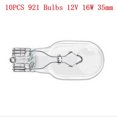 thumbnail image 3 of Ruibeauty 10Pcs 921 High Level Brake Light Bulb 955 Capless Wedge Car Bulbs 12v 16w 35mm, 3 of 4