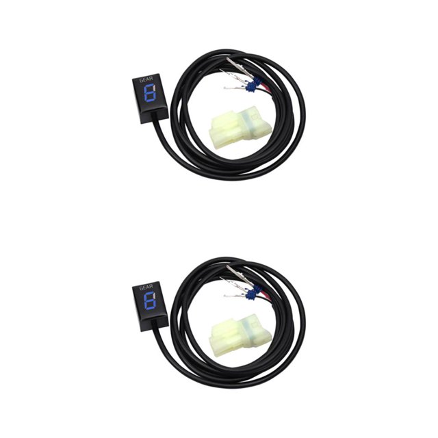 Baohd Speed Gear Motorcycle Gear Indicator Motorcycle Gear Gear Indicator Display blue 2Set