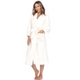 thumbnail image 3 of White Mark Women's Super Soft Lounge Robe, 3 of 6