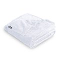 thumbnail image 1 of Bare Home Couverture Texturée en Molleton Microplush - 300 G/m2 - Microfibre Duveteuse - Douce et Moelleuse - Jeté, Blanc, 1 of 6