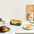 thumbnail image 1 of EGNMCR Kitchen Gadgets, Kitchen Accessories Plastic Lunch Box Leak Proof Food Storage Container With Utensils Microwave Safe Bento Box For Office School Meal Prep Singles Pack Plastics insulation boxs, 1 of 6