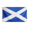 thumbnail image 3 of Desktop Ornament for Home Desk Scottish Flag Theme Canvas Artwork with Fading Colors and Double Header Decoration, 3 of 8