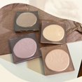 thumbnail image 4 of Eyeshadow Portable Earth Color Low Saturation Mist Peach Nude Makeup Milk Coffee Shimmering Pearlescent Four Color Eyeshadow Panel, Eyeshadow for Women, 4 of 8