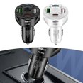 thumbnail image 3 of Chargeur de Voiture 4-en-1 32W 3USB+PD Charge Rapide USB PD, 3 of 8
