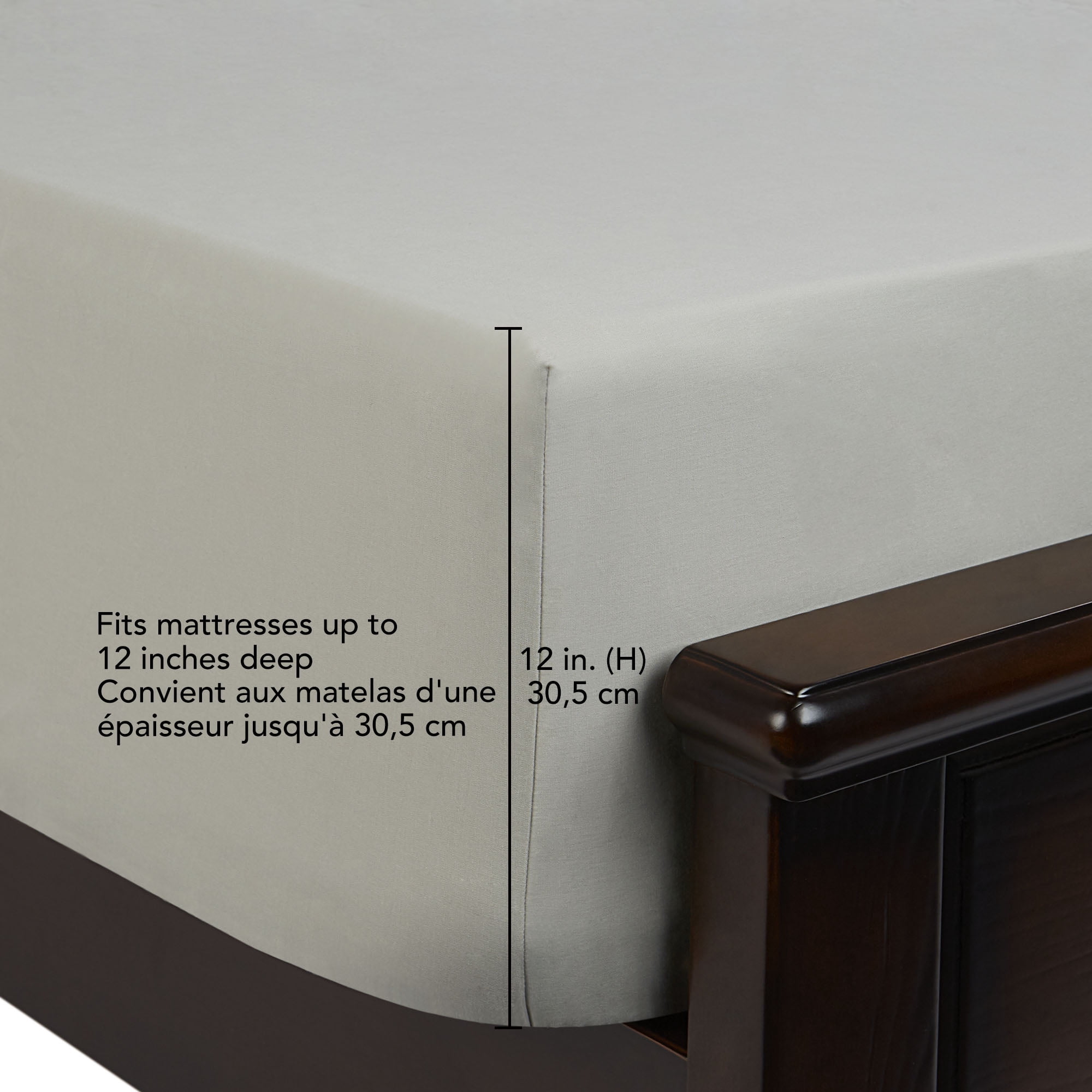 Drap-housse Colombe Mainstays, 1 place