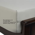 thumbnail image 2 of Mainstays Dove Fitted Sheet, Queen, 2 of 5