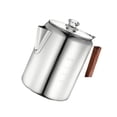 thumbnail image 4 of Tnarru Coffee Percolator Coffee Maker Comfortable Handle Large Capacity Portable Camping Coffee Pot Cookware for Kitchen Home Travel, 4 of 8