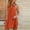 Orange, variant on TIMIFIS Summer Casual Tshirt Dresses for Women Swing Sun Dress Beach Swimsuit Cover Ups - Summer