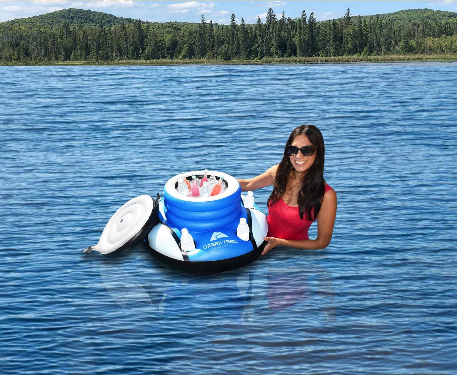 Ozark Trail Inflatable Floating Cooler, 73 cm x 45 cm, 7.26L