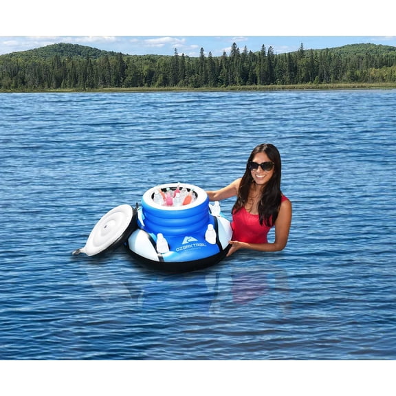 Ozark Trail Inflatable Floating Cooler, 73 cm x 45 cm, 7.26L