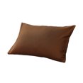 thumbnail image 3 of veasfak Color Rectangle Cushion Pillowcase Single Pillow Cover, 48x74cm/20x30inch, 12 Coffee, 3 of 8