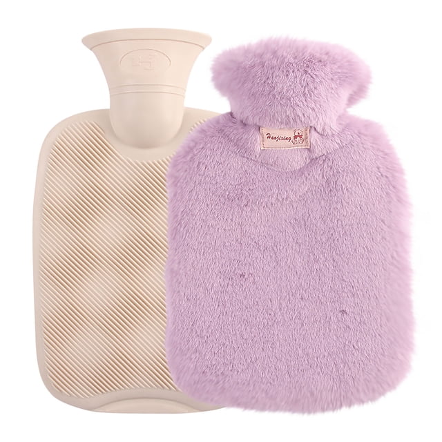 Boovnll Tool Kit, Hot Water Bottle with Cover 1L Bed Bottle with Soft Fleece Cover Bed Bottle Provides Warmth Gift, Tool Set, Home Essentials, Household Essentials
