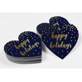 thumbnail image 4 of Inkdotpot Real Gold Foil Happy Holiday Tag Favor Hang Paper Tag 100 Pieces, 4 of 6