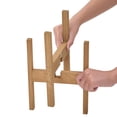 thumbnail image 4 of Mainstays 6 in Brown Wood Plant Stand, 4 of 9