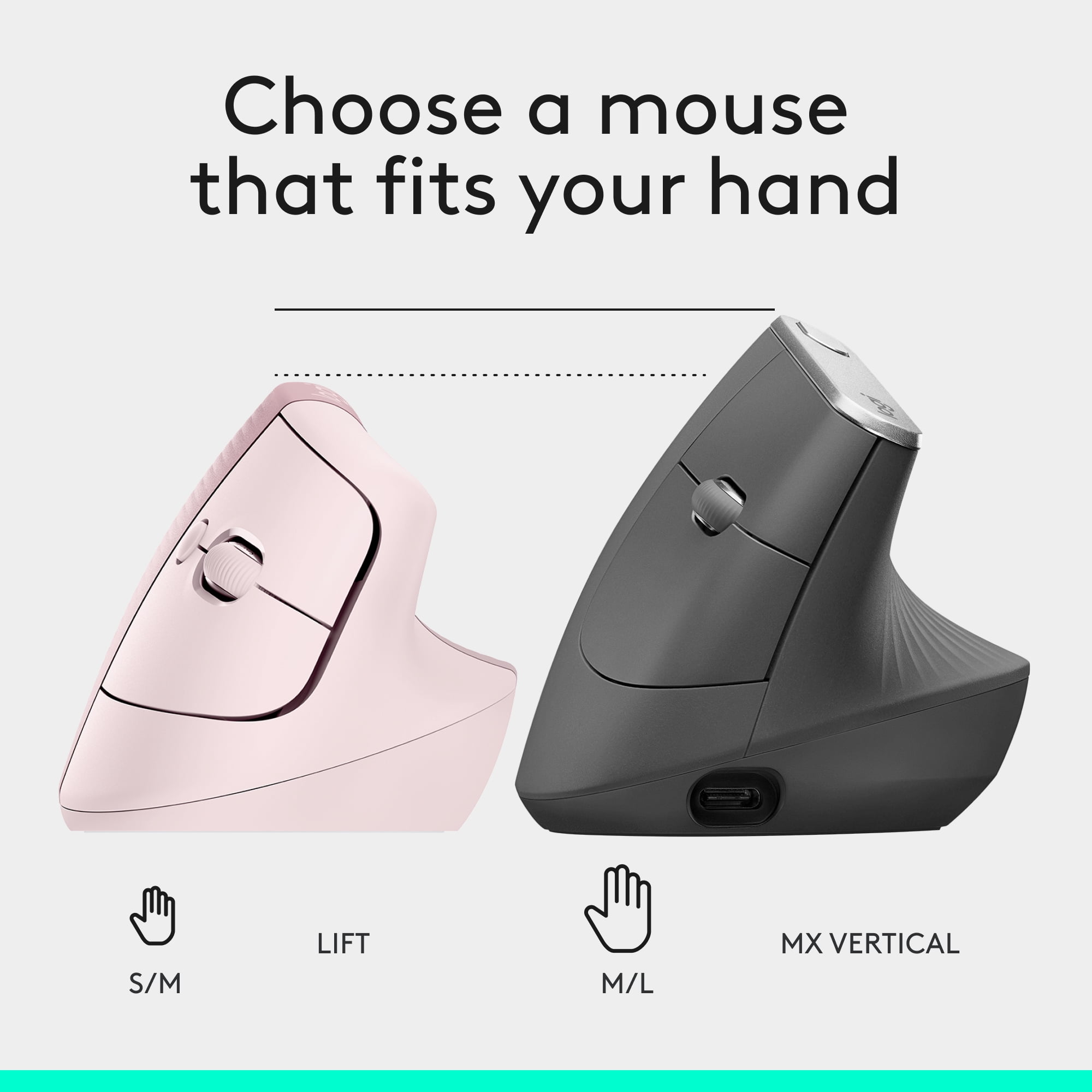 Logitech Lift Vertical Ergonomic Mouse