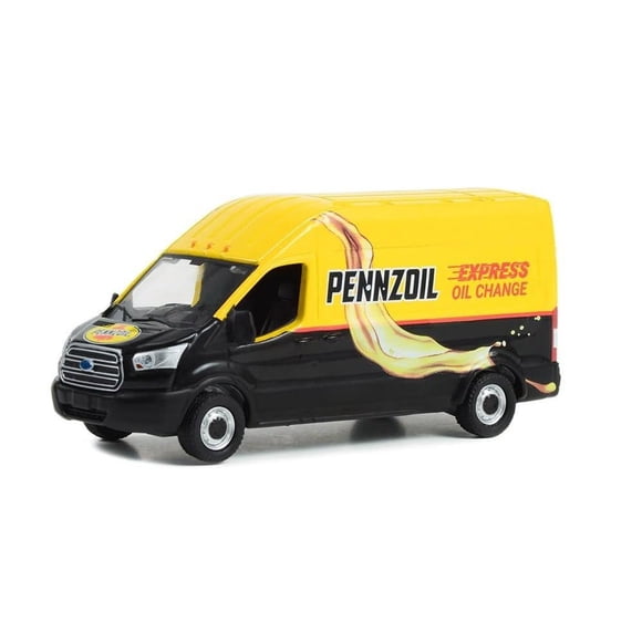 Diecast Model Cars Greenlight Route Runners Vans Set 6