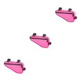 thumbnail image 3 of fastboy Mountain Bicycles Front Tube Frame Storage Bag Road Bikes Anti-scratched Triangular Pouch Keys Cellphone Saddle Holder Pink 3Set, 3 of 6
