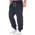 thumbnail image 1 of Faithtur Men Athletic Pants, Elastic Waist Drawstring Trousers Fall Casual Pants with Pockets, 1 of 5