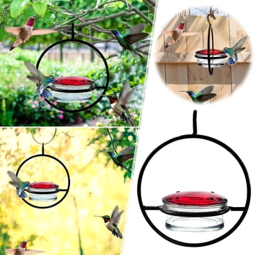 SMihono Bird Feeders for Outdoors Hanging Metal Hummingbird Water Feeder Hummingbirds Feeder Hanging Birds Feeder Outdoor Birds Feeder Hanging Hummingbird Feeder on Clearance