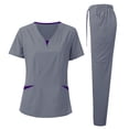 thumbnail image 3 of Sarraus pour Femmes - Ensemble de Tenue de Travail Confortable pour Médecins et Infirmières, 3 of 3