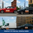 thumbnail image 2 of Gruubhub Deliivery Car Magnet Sign by DC | Flexible Car Magnetic Sheets with Adhesive Backing | 10"x20" Bumper Magnet Sticker for Vehicles, Trucks & Business Advertising Signs | 2 PC | Made in USA, 2 of 7