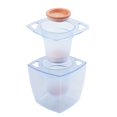 thumbnail image 2 of MesaSe Pot de Fleurs 2 en 1 Transparent à Absorption d'Eau Automatique Aquarium Hydroponique, 2 of 10