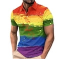 thumbnail image 3 of QATAINLAV Men's Classic Fit Polos Shirts Performance Stretch Golf Tees Shirt Solid Moisture Wicking Short Sleeve Tennis Tops Multicolor L Spring Savings, 3 of 6