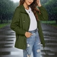 thumbnail image 2 of Sentmoon Waterproof Jacket Long Sleeve Adult Ponchos with Hood Solid Color All-Weather Zippered Raincoat for Men with Pockets for Hiking, Camping & Everyday Use Green S, 2 of 8