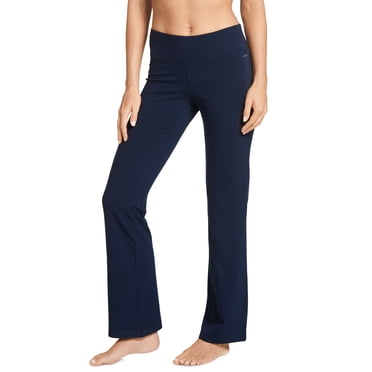 Jockey Pantalon Bootleg Ajusté Extensible en Coton pour Femmes