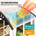 thumbnail image 4 of Outsunny Auvent de Fenêtre Auvent de Porte, Couverture de Patio Extérieur pour Porte d'Entrée, 4 of 10