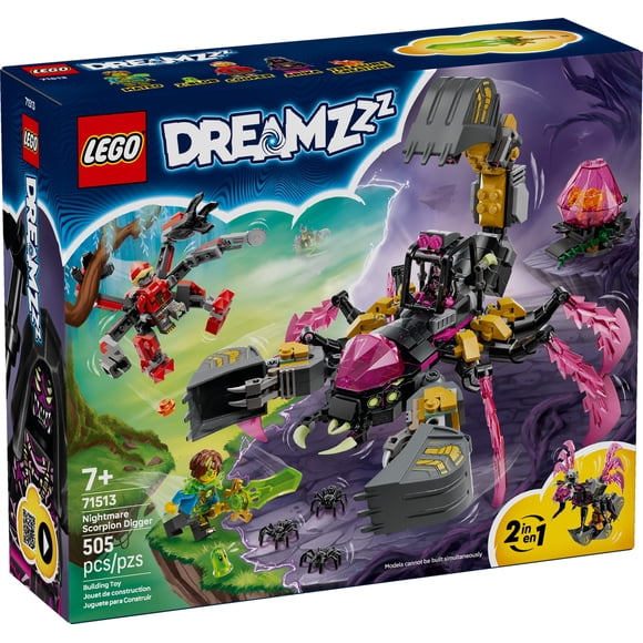 LEGO DREAMZzz La Pelleteuse Scorpion des Cauchemars, Jouet de Construction 71513