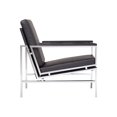 thumbnail image 4 of Studio Designs Maison, Noir, Fauteuil d'Appoint Moderne Atlas pour Salon Chambre, Cuir Reconstitué,, 4 of 6