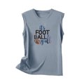 thumbnail image 4 of Birdeem Mode Femme Imprimé Col Rond Ample Sans Manches T-Shirt Chandail Tops, 4 of 12
