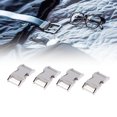 thumbnail image 2 of Belt Buckle, 4Pcs Side Release Buckle Fine Workmanship Simple Operation Light Weight Alloy Materials Belt Buckle[White], 2 of 9