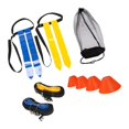 thumbnail image 3 of SUTENGDA Rugby Hip Flags  Football Training Flags  Sturdy with Black Tape  Referee Flags  Yellow and Blue, 3 of 9