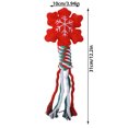 thumbnail image 2 of SIfdSeng Rope Christmas Theme Dog Toy with Rope Body for Puppy Dog Chew Toy for Puppy Interactive Toy Small Dog Chew Toys Dog Interactive Toys Aggressive Chew Toys for Large Dogs, 2 of 6